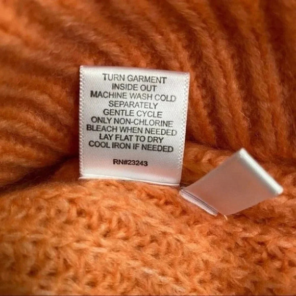 NEW Happy x Nature Peach Sweater with Billow Sleeves Puff sleeve - Picture 14 of 16